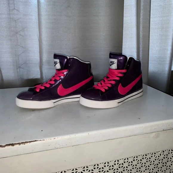 Nike BRS 2009 High Top Sneakers, Purple & Pink, Size 8.5M - Picture 3 of 9
